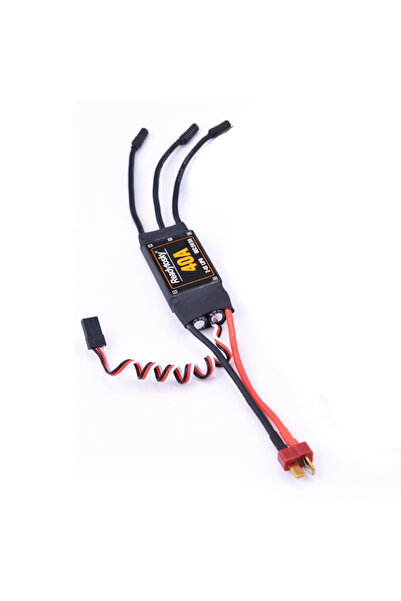 Choice 1x 40A ESC T-Plug 40A Brushless ESC 2-4S Electronic Speed Controller With 5V 3A UBEC 3.5MM Banana He