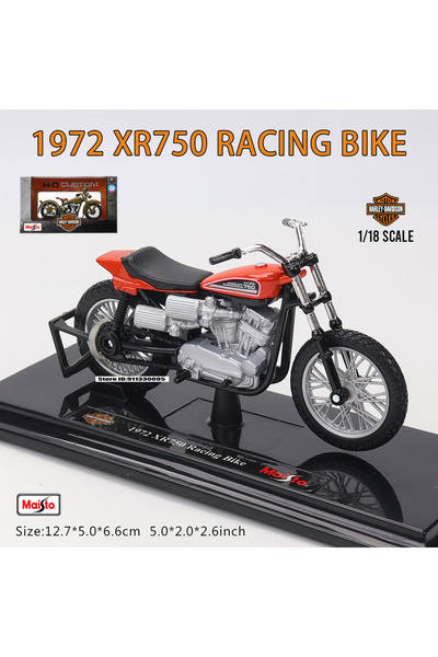Choice1 1972 XR750 Racing Maisto 1:18 Harley-Davidson Motorcycle 1972 XR750 Racing Bike 1962 FLH 1928 JDH Al