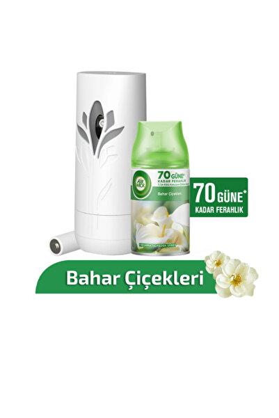 Air Wick Otomatik Oda Kokusu Sprey Seti Bahar Çiçekleri 70 Gün Ferahlık Makin...