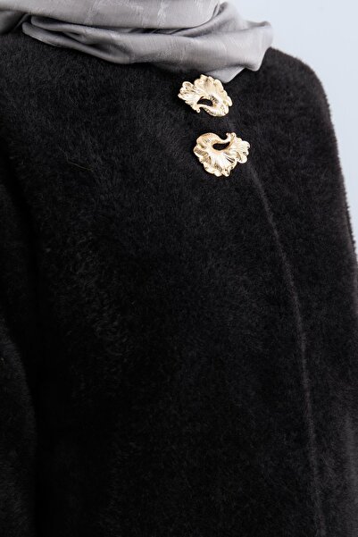 Nihan Bellissimo Angora Hırka Siyah