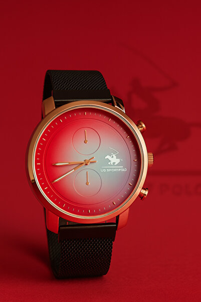 G Sport POLO Double Color Glass Mesh Magnet Watchband Wristwatch (Compatible with All Watches)