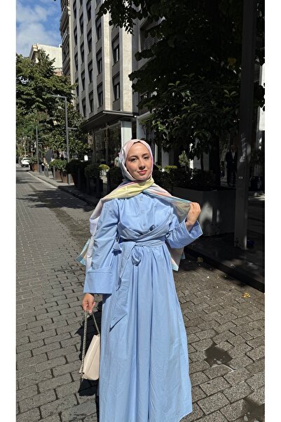 HN Store Bağlamalı Poplin Elbise