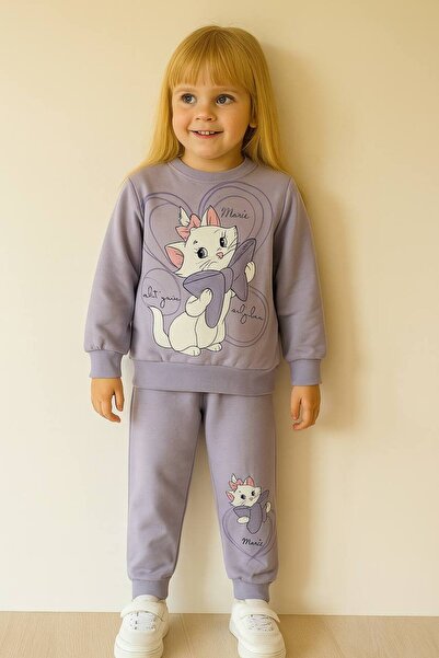 Yağmur Giyim PJK2İ Set de trening pentru fete, 100% bumbac, cu model Marie, 3...