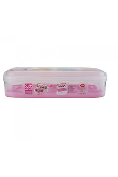 ORIAN Snips Cupcake Carrier, 7 Liters, Pink