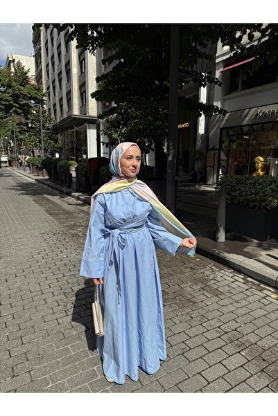 HN Store Bağlamalı Poplin Elbise