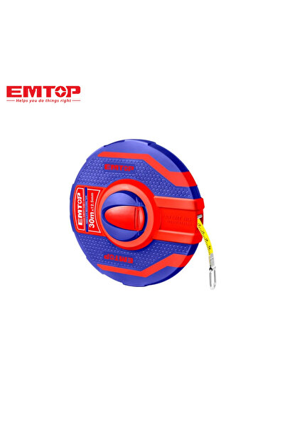 EMTOP متر فايبر 30 متر ، شريط قياس جودة عالية