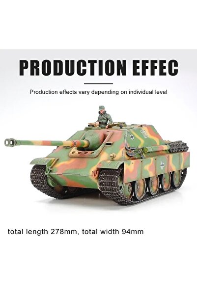 Choice مجموعة نموذج لعبة بلاستيكية DIY مدمرة الدبابة الألمانية Jagdpanther 1/35 TAMIYA 35203 إنتاج متأخر...