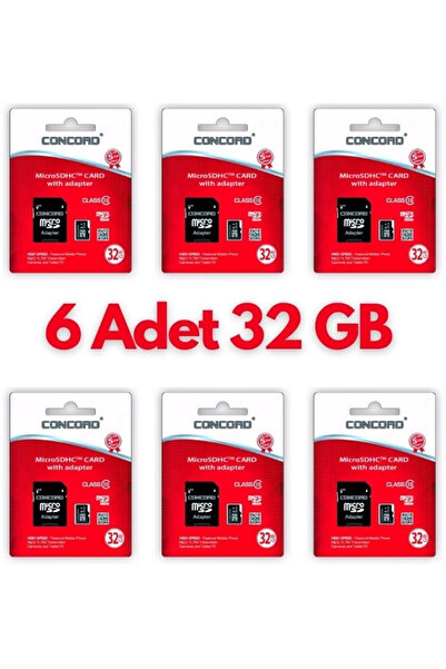 Epilons 6Pcs Ultra-Speed 32Gb Micro Sd Memory Card: High and Large Storage Capacity