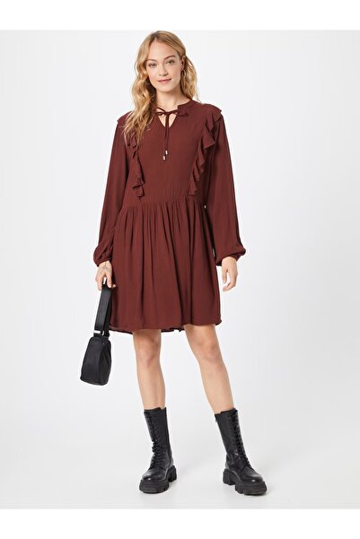 About You Evie cherry dress with ruffles