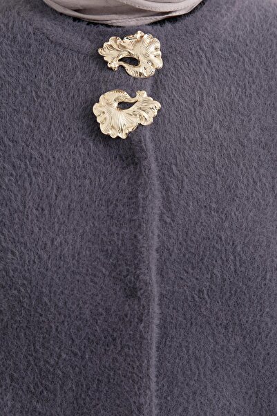 Nihan Bellissimo Angora Hırka Antrasit