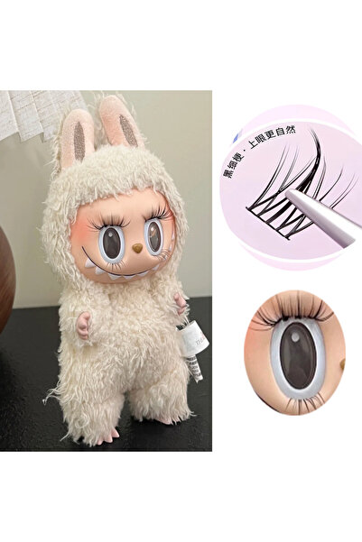 Choice 01 مناسبة لرموش دمية لابوبو الصناعية المحاكاة، ذات العيون الكبيرة والحيوية (لا تتضمن دمية)