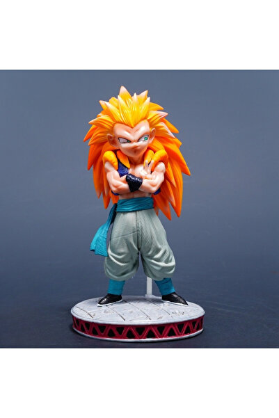 BANDAI Gotenks 17cm/6.69in Anime Dragon Ball Z Figure Gotenks Action Figures Pvc Statue Desktop Ornamen Col