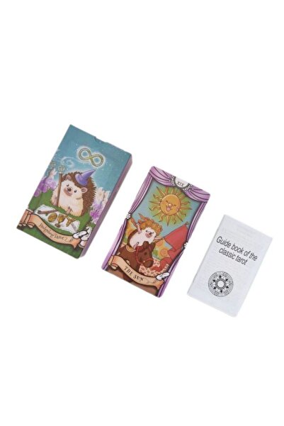 Choice Hedgehog Tarot New Nice Cute Card Deck 12x7cm Hedgehog Tarot 78 Cards/Set With Instruction For Paren