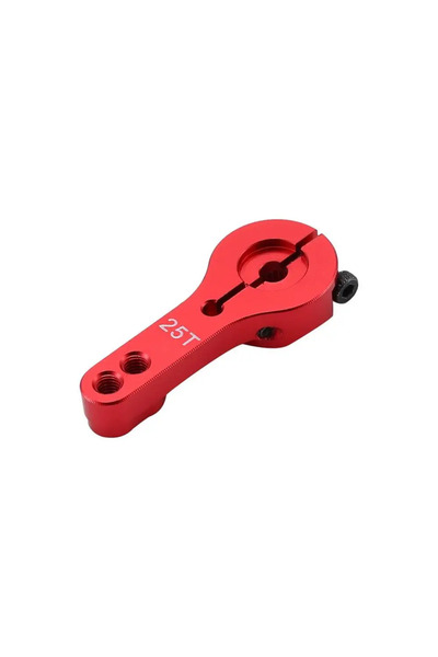 Choice 1pcs Red 25T M3 Metal RC Servo Horn Aluminum Arm Set for MG995 MG996R ...