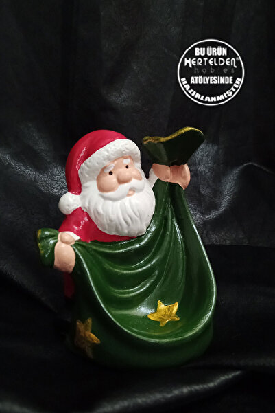 herteldenhobies El Yapımı Noel Baba Tütsülük,Geri Akış tütsü,Yeni Yıl/Yılbaşı Hediyesi, Süsleri Dekoratif Obje