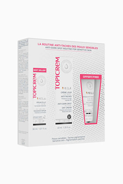 Topicrem Mela Serum 30 ml + Mela Day Cream 50 Spf 40 ml + Mela Maske Hediyeli