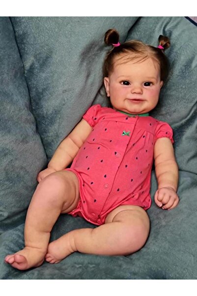 Choice دمية ماددي ريبورن بيبي جيرل بيضاء 50 سم، جسم كامل، مصنوعة من مادة إن بي كيه، مصنوعة من السيليكون الناعم، تشبه الحياة، مصنوعة من مادة جينيسيس باين