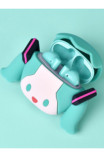 BANDAI سماعات أذن لاسلكية جديدة من سلسلة POPO من Hatsune Miku بتقنية البلوتوث من إنتاج شركة BilibiliGoods، تعاون أنيمي سابق.