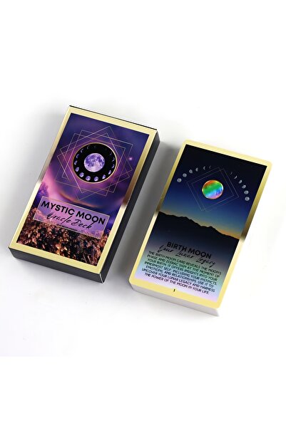 Choice 1pc Moon Tarot Mysterious Moon Tarot Cards - 78 cards featuring moon and mountain , including guideb