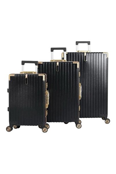 CAPATAN Luxury Aluminum Luggage Set - 3 Pieces with Modern Design and Maximum Security