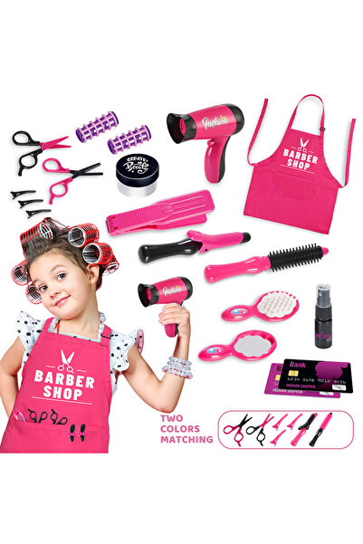 Choice1 PURPLE Girls' Play Hairdresser Kit with Accessories & Apron - Mixed C...