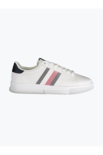 Tommy Hilfiger Men's sneakers Supercup Lth Seasonal, FM0FM05129, White