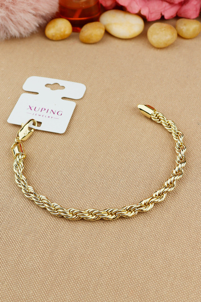 Keyifli Hayaller Xuping Marka Vip Kalın Burgu Zincir Model Bileklik Kelepçe K...