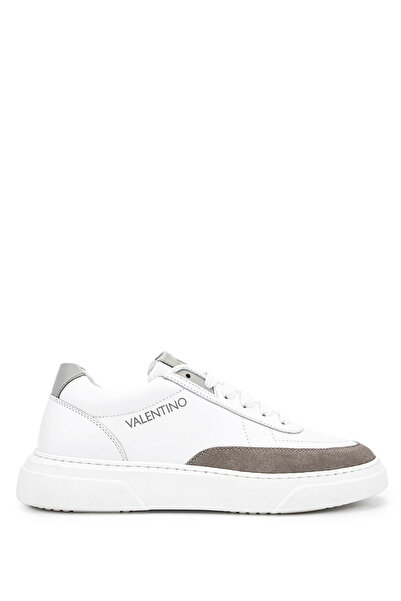 Mario Valentino Men's Genuine Leather White/Ice White Sneakers & Sports Shoes