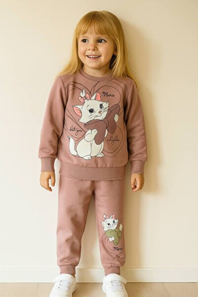 Yağmur Giyim PJK2İ Set de trening pentru fete, 100% bumbac, cu model Marie, 3...