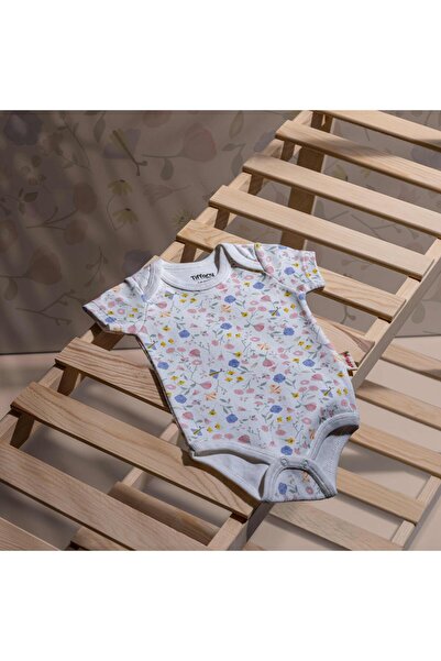 Tiffany Flowers Theme Half Sleeve Badi