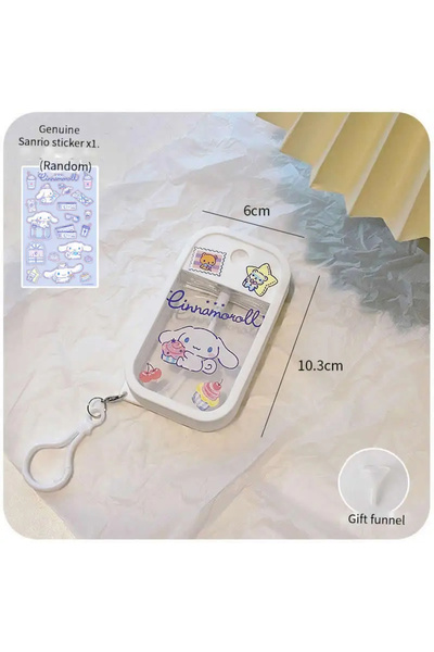 choice2 1pcs Anime Sanrio Travel Perfume Bottle Refillable Kuromi Melody Hello Kitty Alcohol Bottle Cinnamor