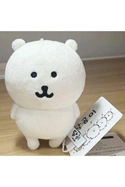 Miniso دب ساخر لطيف على شكل دب ساخر سلسلة مفاتيح قطيفة لطيفة معلقة على شكل دب...