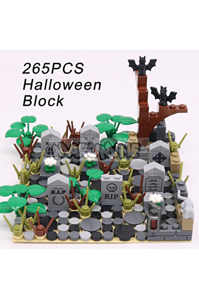 Choice1 مجموعة بناء مقبرة مارومين للهالوين، 265 قطعة، تتضمن 99-265 قطعة لبناء...