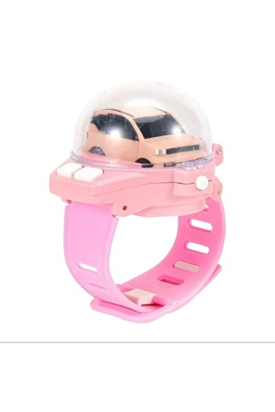 Generic ساعة سيارة تحكم عن بعد ألعاب سيارات سباق صغيرة لعبة معصم سيارة صغيرة RC تفاعلية خارجية