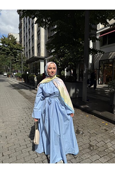 HN Store Bağlamalı Poplin Elbise