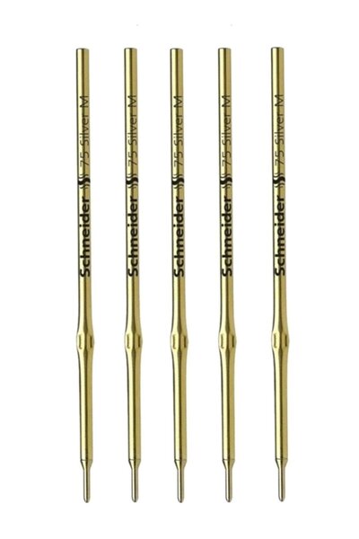 hapshoe Schneider 5 Pieces Silver Color Leather Drawing Pencil