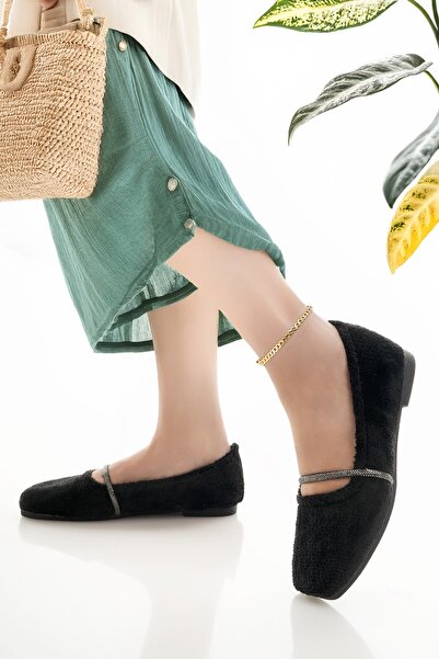 Modafırsat Жіночі туфлі Babet чорні легкі зручні стильні повсякденні туфлі для роботи в офісі