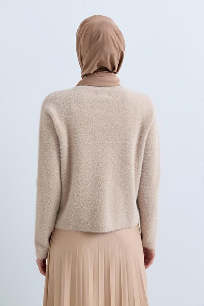 Nihan Bellissimo Angora Hırka Bej
