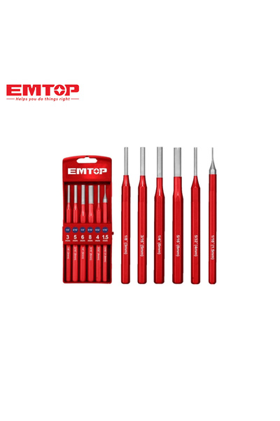 EMTOP طقم سنبات معدنية – 6 قطع بدقة عالية من 1.5 إلى 8 مم