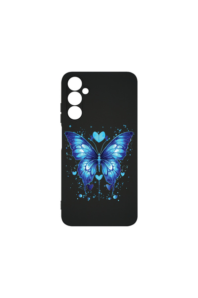 bestcase Силиконов калъф Premium за Samsung Galaxy S24 Plus, син, пеперуда, P...