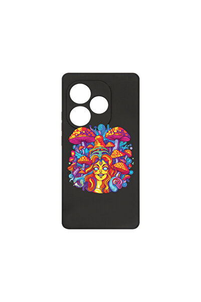 bestcase Carcasă premium din silicon pentru Realme GT 6, Dream Colors Mushroo...