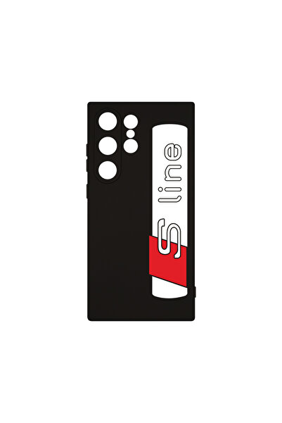bestcase Husă premium din silicon pentru Samsung Galaxy S24 Ultra, logo Audi ...