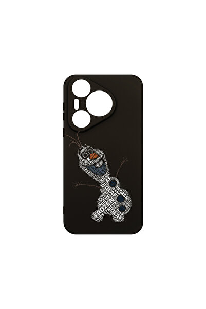 bestcase Husă premium din silicon pentru Huawei Pura 70 Pro, Caligrafie Olaf,...
