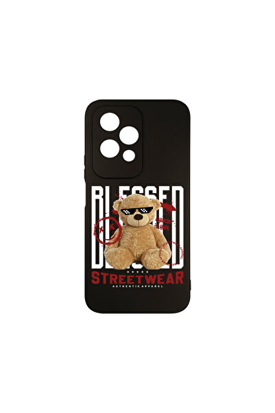 bestcase Carcasă premium din silicon pentru Honor 200 Lite 5G, Teddy Bear Ble...