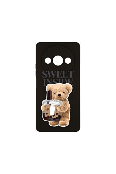 bestcase Husă premium din silicon pentru Xiaomi Redmi A3, Teddy Bear Sweet In...