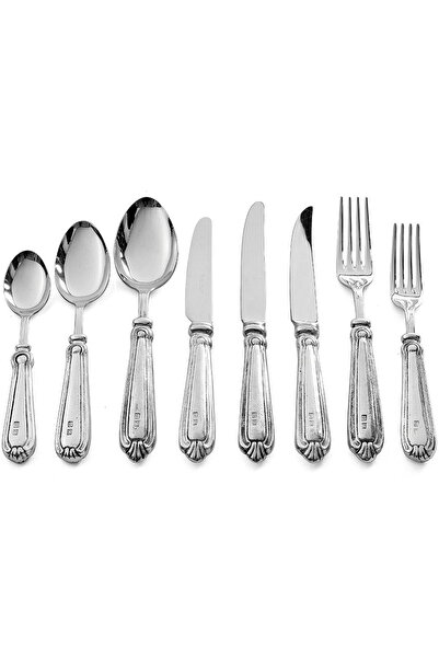 Valpeltro 96 Parça Kalay Çatal Bıçak Takımı