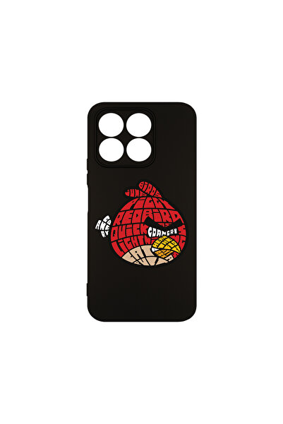 bestcase Carcasă premium din silicon pentru Honor X8B, Calligraphy Angry Bird...