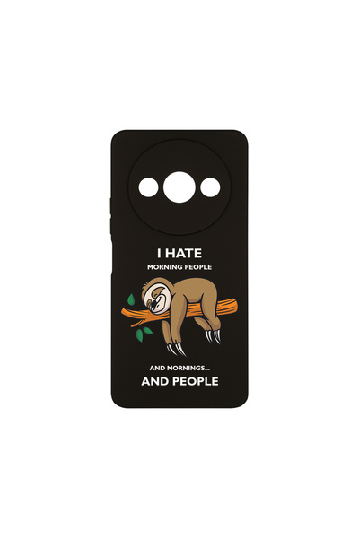 bestcase Carcasă premium din silicon pentru Xiaomi Redmi A3, I Hate Morning, ...