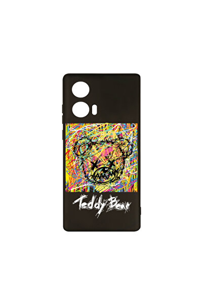 bestcase Husă premium din silicon pentru Motorola Edge 50 Fusion, model Teddy...