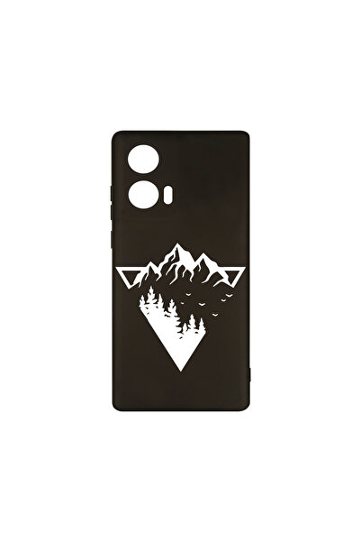 bestcase Husă premium din silicon pentru Motorola Moto G04, Camping Forest, P...